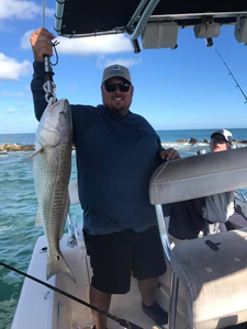 Reeling in the big Redfish in Port Orange!